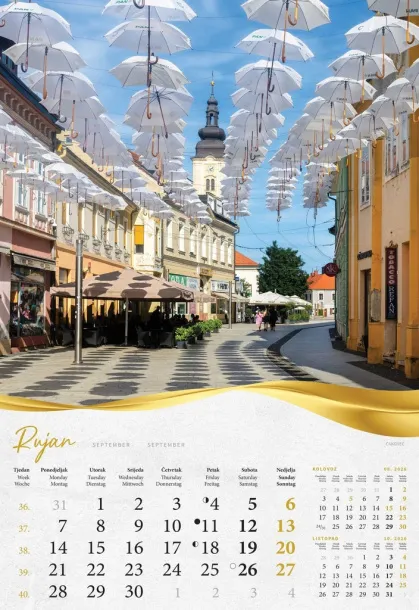  "BAJKOVITO ZAGORJE I MEĐIMURJE" color kalendar Color