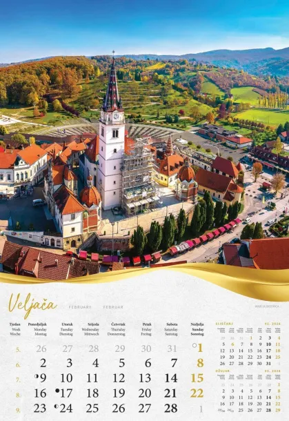  "BAJKOVITO ZAGORJE I MEĐIMURJE" color kalendar Color