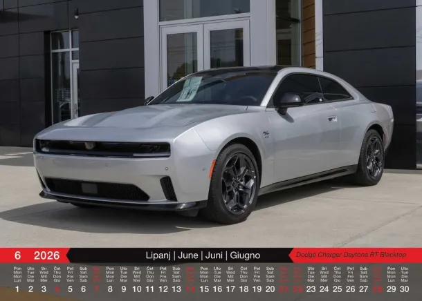  "AUTOMOBILI" color kalendar Color