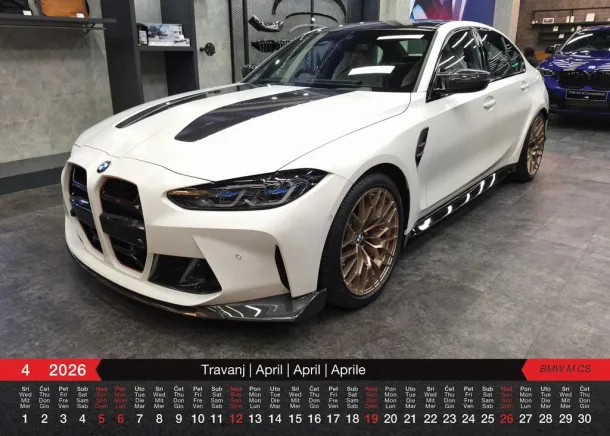  "AUTOMOBILI" color kalendar Color