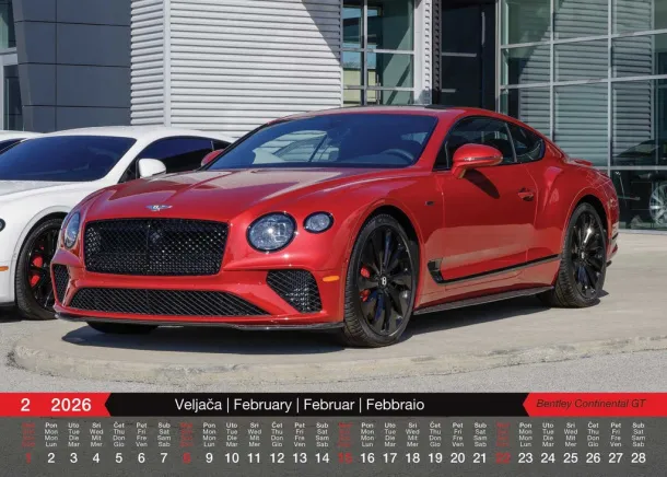  "AUTOMOBILI" color kalendar Color