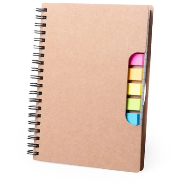  Memo holder, notebook approx. A5, sticky notes neutral