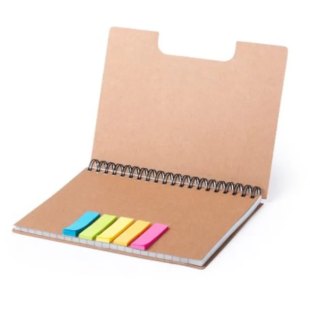  Memo holder, notebook approx. A5, sticky notes neutral