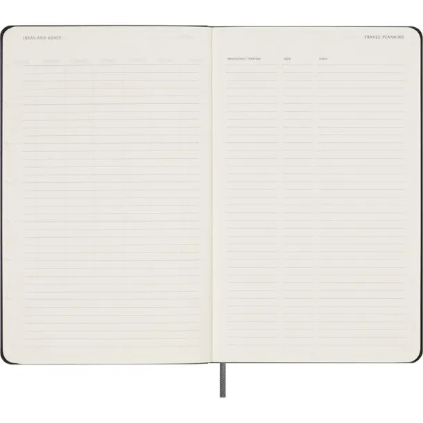 MOLESKINE UNDATED planner A5 Crna