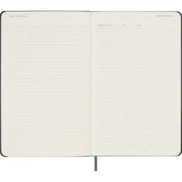 MOLESKINE UNDATED planer A5 Crna