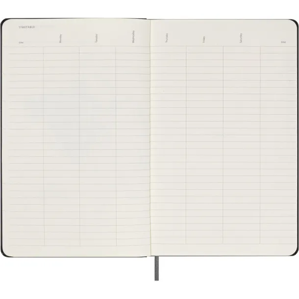 MOLESKINE UNDATED planner A5 Crna