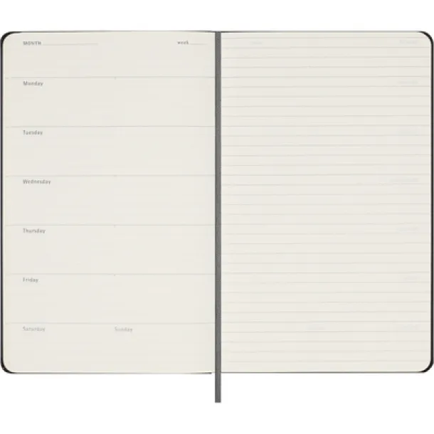 MOLESKINE UNDATED planer A5 black