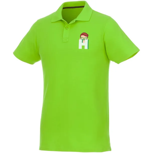 Helios short sleeve men's polo - Elevate Essentials Apple Green