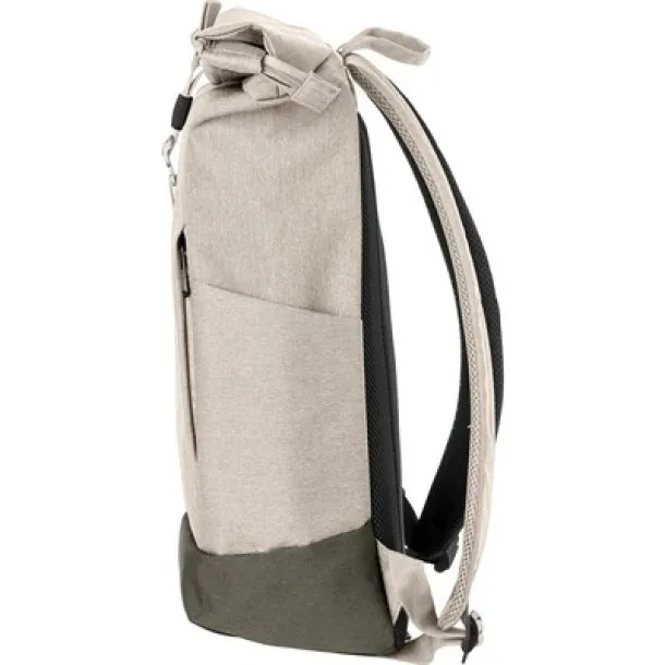  Rolltop ruksak beige