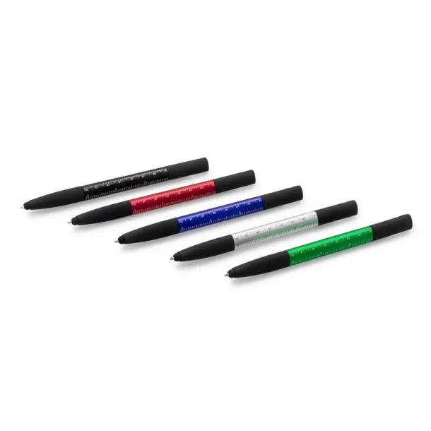  Multifunctional tool, ball pen, screen cleaner, ruler, phone stand, touch pen, screwdrivers A69F99