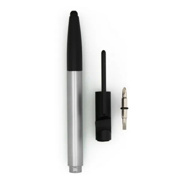  Multifunctional tool, ball pen, screen cleaner, ruler, phone stand, touch pen, screwdrivers A69F99