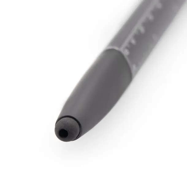  Multifunctional tool, ball pen, screen cleaner, ruler, phone stand, touch pen, screwdrivers black