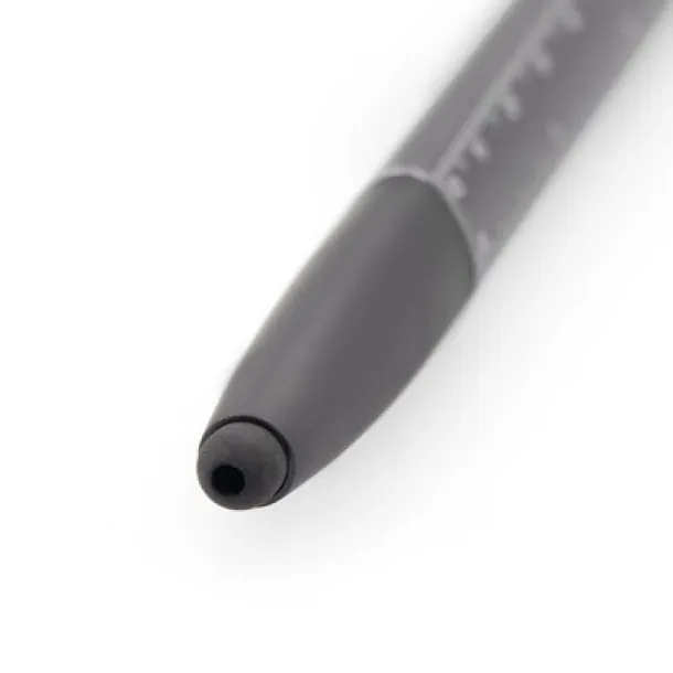  Multifunctional tool, ball pen, screen cleaner, ruler, phone stand, touch pen, screwdrivers black