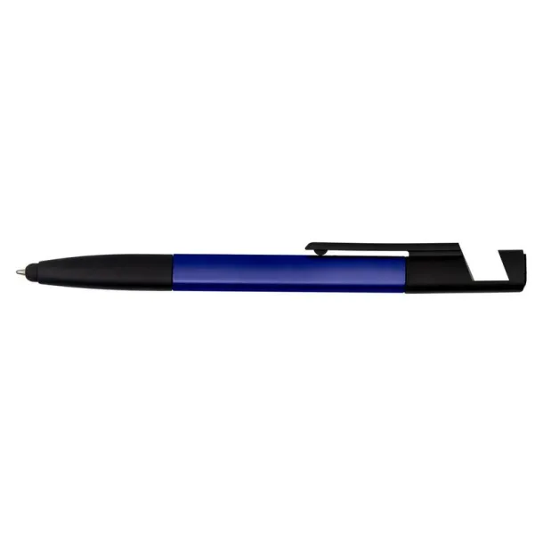  Multifunctional tool, ball pen, screen cleaner, ruler, phone stand, touch pen, screwdrivers navy blue