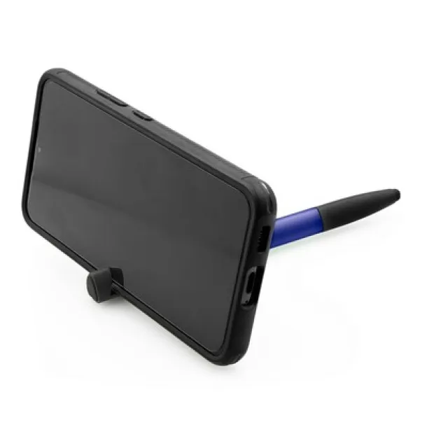  Multifunctional tool, ball pen, screen cleaner, ruler, phone stand, touch pen, screwdrivers navy blue