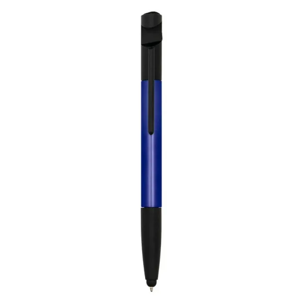  Multifunctional tool, ball pen, screen cleaner, ruler, phone stand, touch pen, screwdrivers navy blue