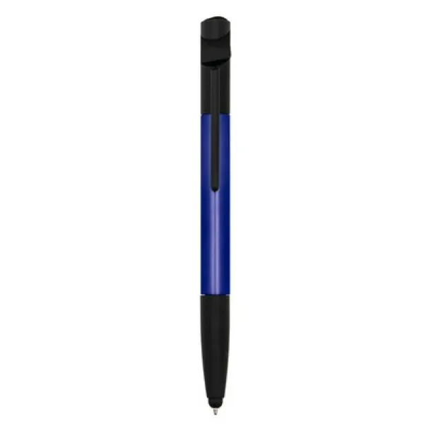  Multifunctional tool, ball pen, screen cleaner, ruler, phone stand, touch pen, screwdrivers navy blue