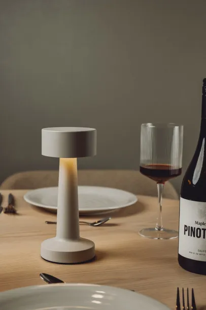 VINGA Maris RCS recycled ABS table lamp - Vinga beige