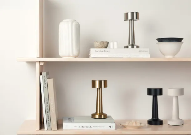 VINGA Maris RCS recycled ABS table lamp - Vinga beige