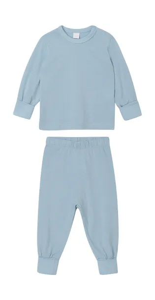  Baby Pyjamas - Babybugz Dusty Blue