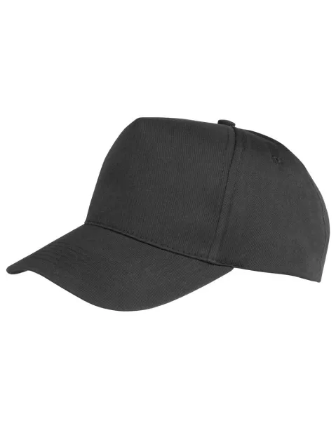 Core Junior Core Junior Recycled Printers Cap - Result Recycled Black