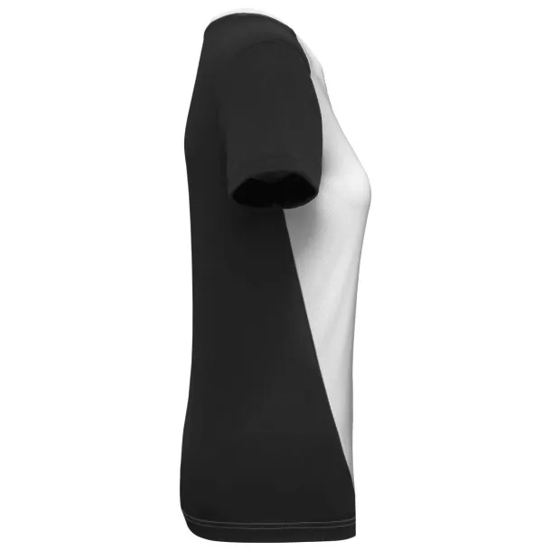  LADIES' ECO-FRIENDLY TWO-TONE SPORT T-SHIRT - Proact White Black