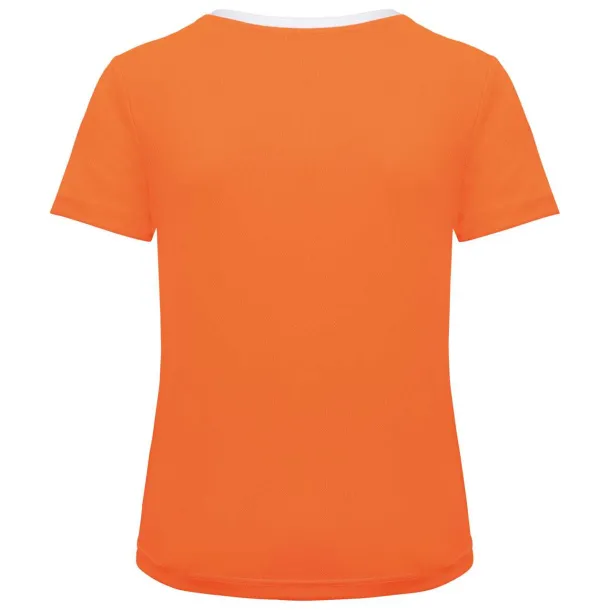  Ženska ekološki prihvatljiva sportska dvobojna majica - Proact Bijela Fluorescent Orange