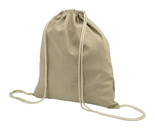 Dropex recycled cotton drawstring bag Natural