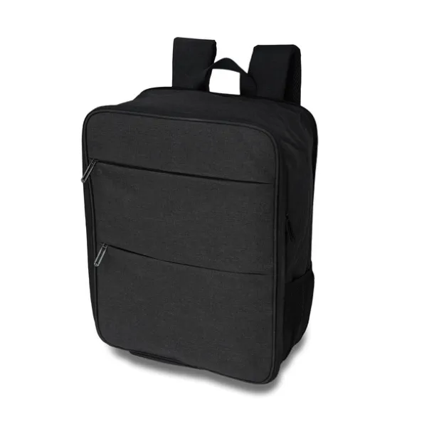 FLIER expandable backpack for laptop Graphite