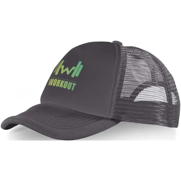 Trucker Šilterica - 5 panela - Elevate Essentials Storm grey Crna