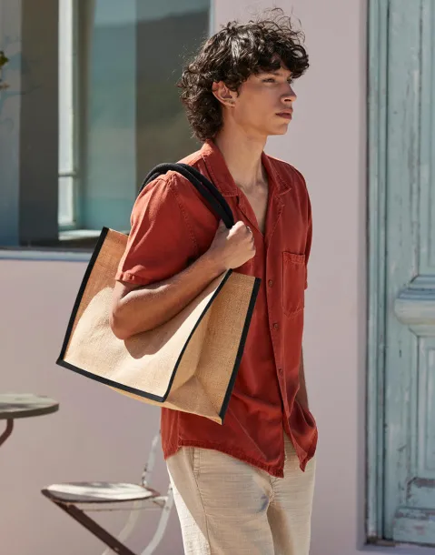  Klasična shopper torba od prirodne uštirkane jute - Westford Mill