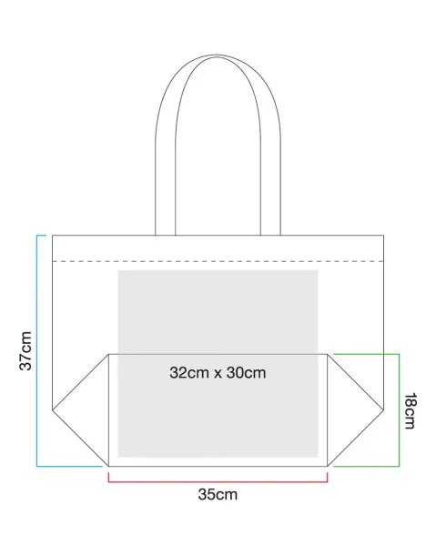  Klasična shopper torba od prirodne uštirkane jute - Westford Mill