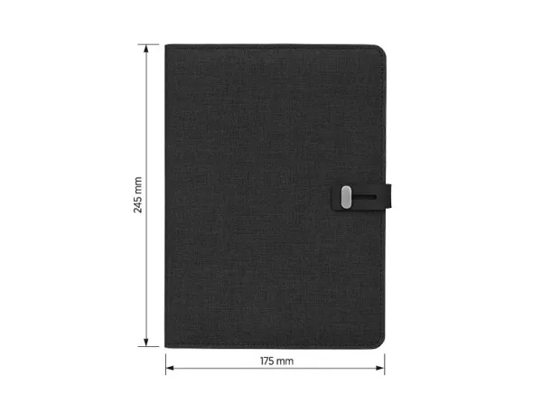 DUBLIN A5 notebook Black