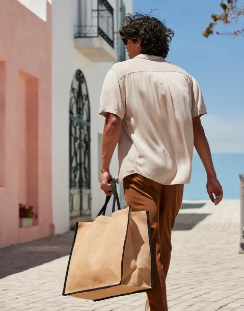  Shopper torba od prirodne uštirkane jute - Westford Mill