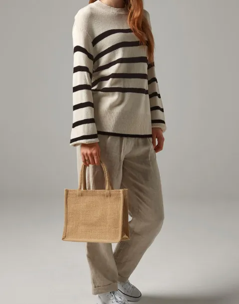  Natural Starched Jute Mini Gift Bag - Westford Mill