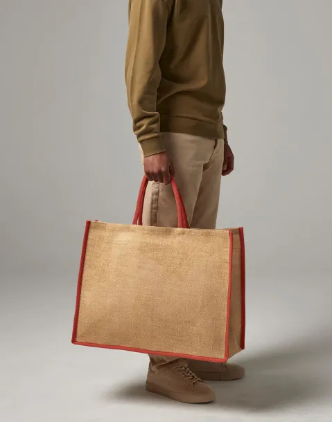  Shopper torba od prirodne uštirkane jute - Westford Mill