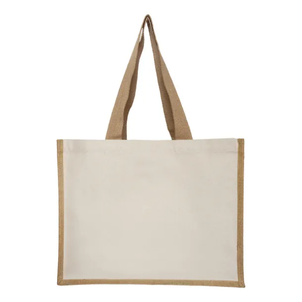 MANNAR cotton-jute bag Beige