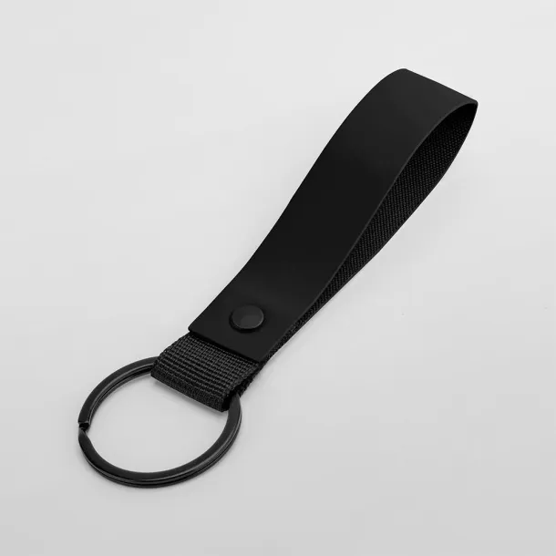  Mat PU privjesak za ključeve - Bagbase Crna