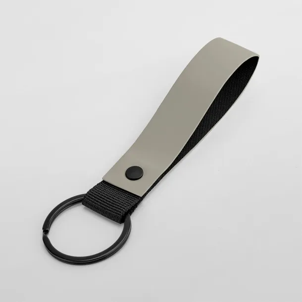  Matte PU Keyring - Bagbase Clay