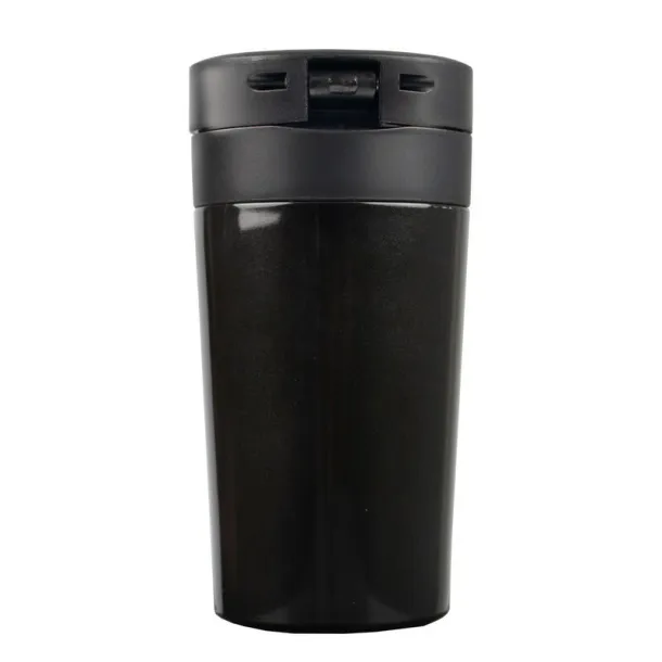  Thermo mug 280 ml with sieve stopping dregs black