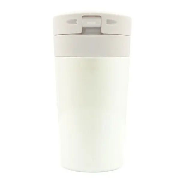  Thermo mug 280 ml with sieve stopping dregs beige