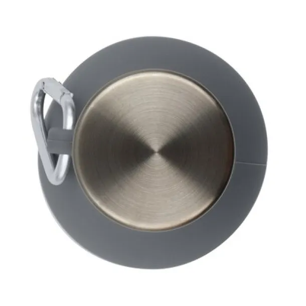  Foldable sports bottle 550 ml with carabiner Crna