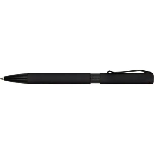 Amara Ball pen with cord clip Crna