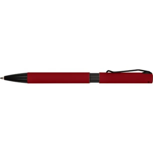 Amara Ball pen with cord clip burgundy Amara Ball pen with cord clip burgundy