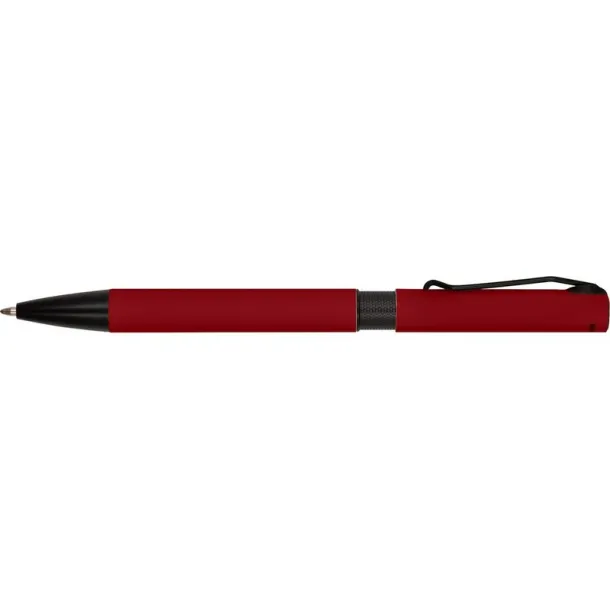 Amara Ball pen with cord clip burgundy Amara Ball pen with cord clip burgundy