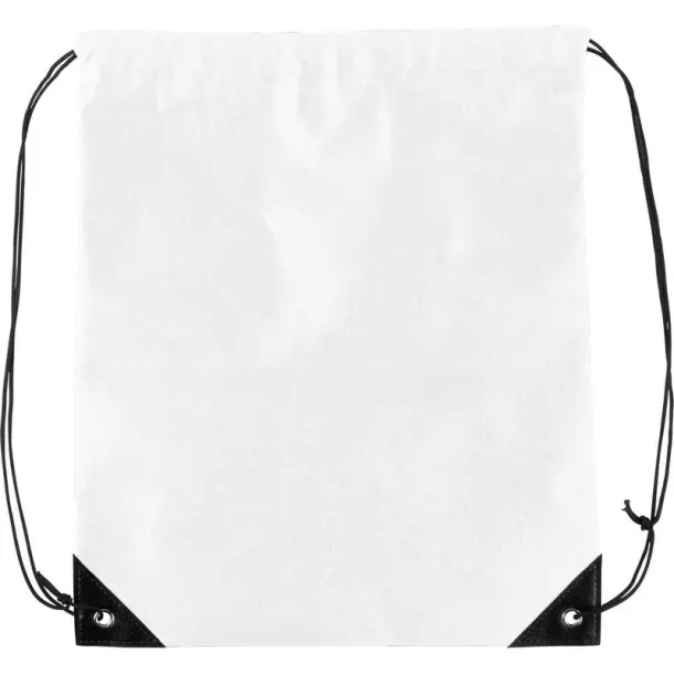 Drawstring bag white  Drawstring bag white