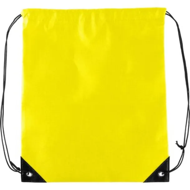 Drawstring bag yellow  Drawstring bag yellow