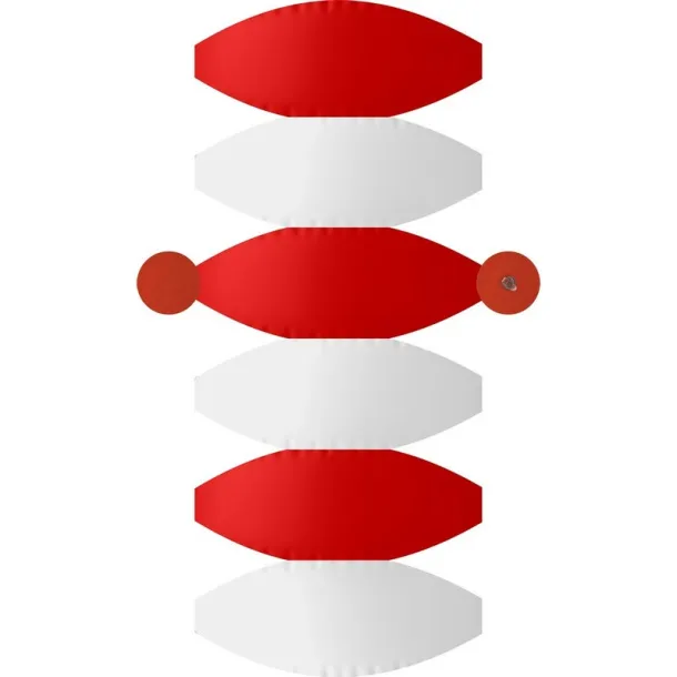 Lopta za plažu na napuhavanje white red  Lopta za plažu na napuhavanje white red