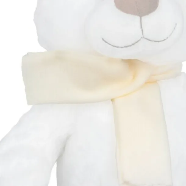 Monty White Plush teddy bear Bijela