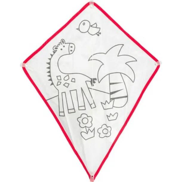  Kite for colouring, felt tip pens Crvena